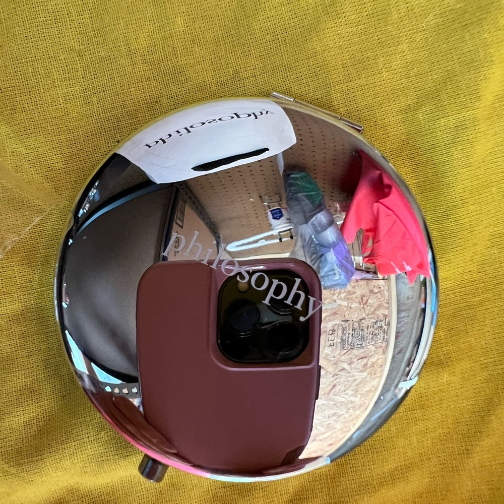Philosophy engraved affirmation compact mirror "great stocking stuffer”